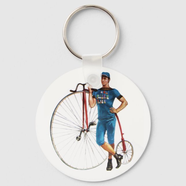 Vintage Bicycle Championship Keychain (Front)