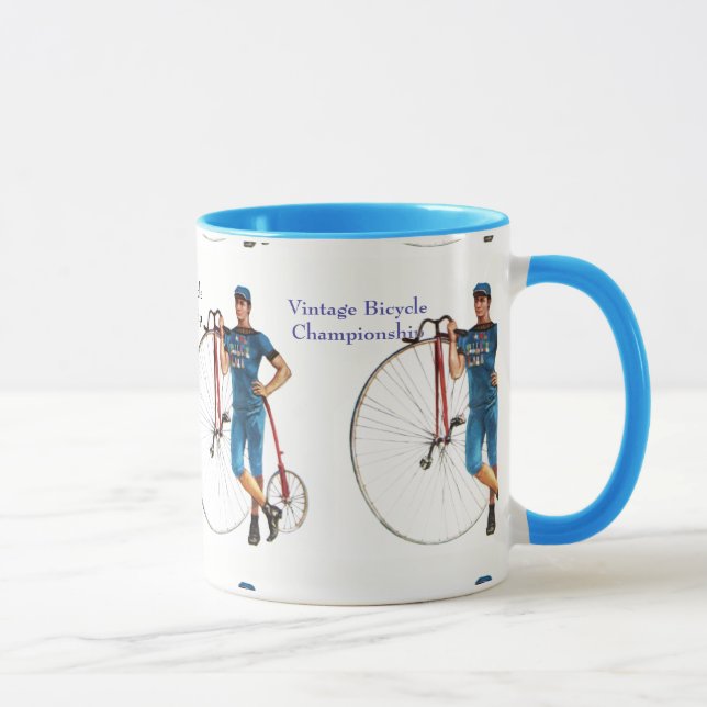 Vintage Bicycle Championship Mug (Right)