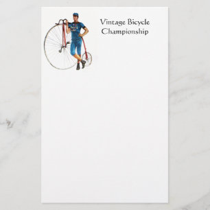 Vintage Bicycle Championship Stationery
