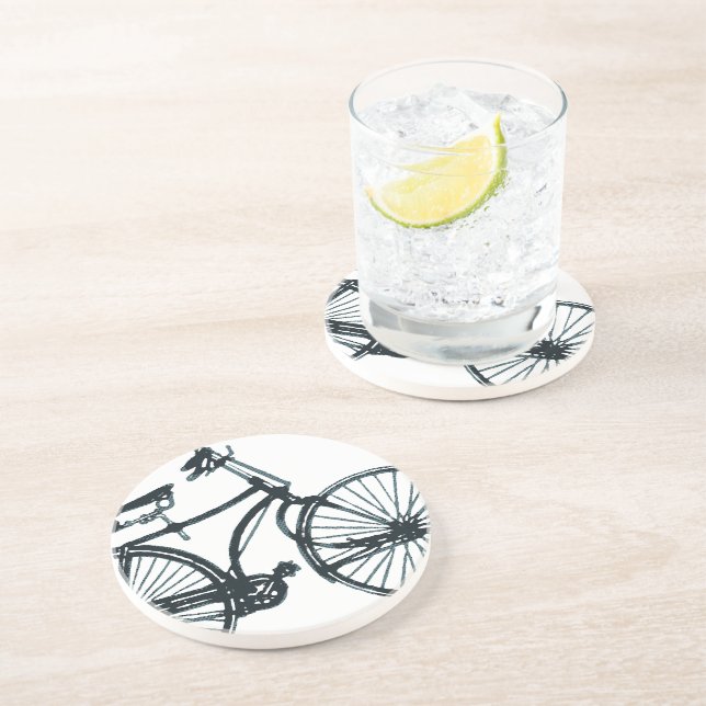 Vintage Bicycle Coasters (Side)