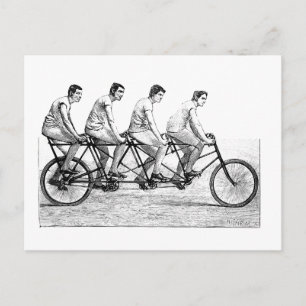 Vintage Bicycle - Cycling Cyclist Bike Race Postcard