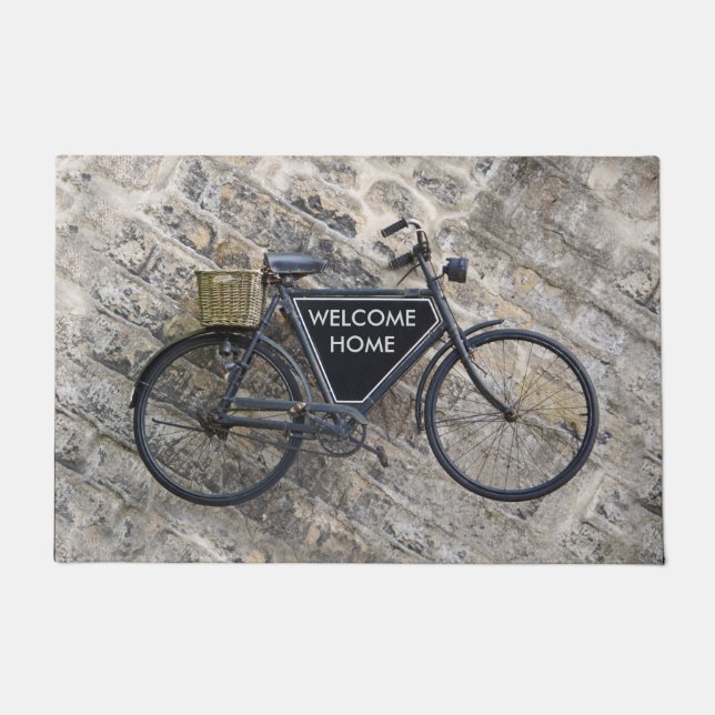 Vintage Bicycle Doormat (Front)