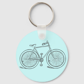 Vintage Bicycle Key Chain