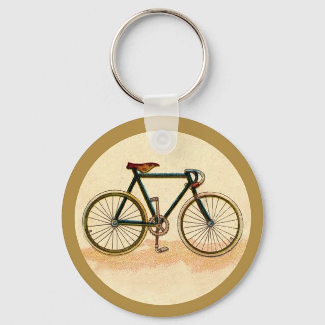 Vintage Bicycle Keychain (Front)