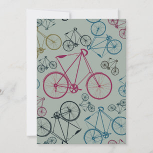 Vintage Bicycle Pattern Gifts for Cyclists
