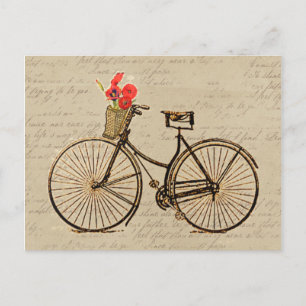 Vintage Bicycle Postcard
