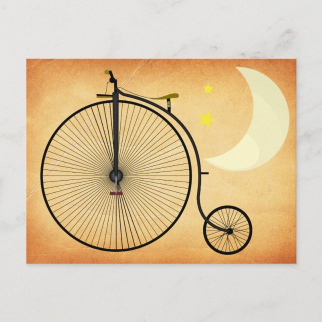 Vintage Bicycle Postcard (Front)