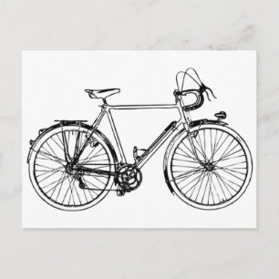 Vintage Bicycle Postcard