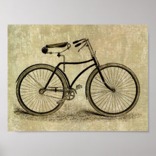 Vintage bicycle poster