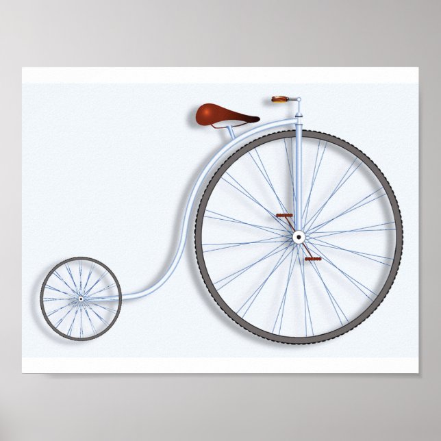 Vintage Bicycle Poster (Front)