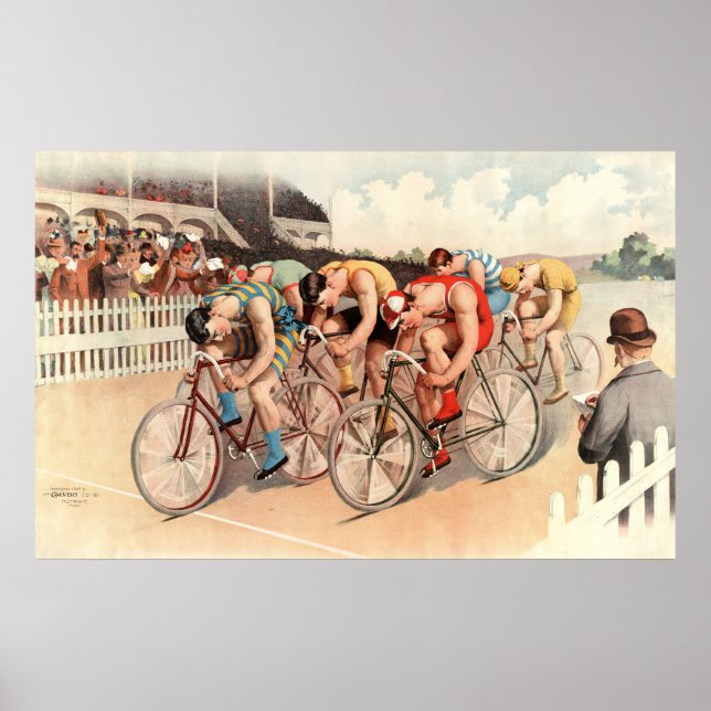 Vintage Bicycle Race Poster (Front)