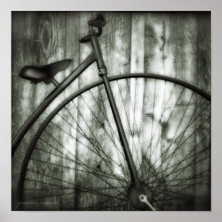 Vintage Bicycle Square Poster
