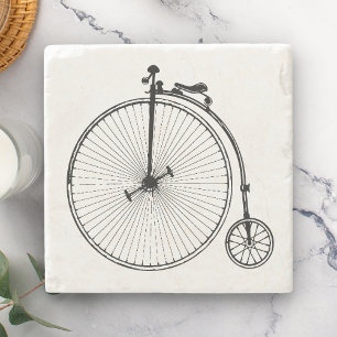 Vintage Bicycle Stone Coaster