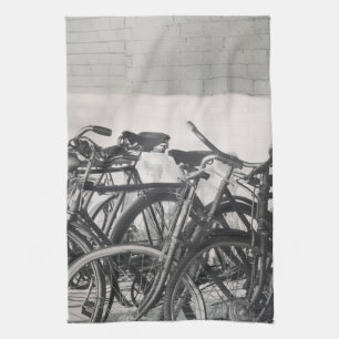 Vintage Bicycles Kitchen Towel