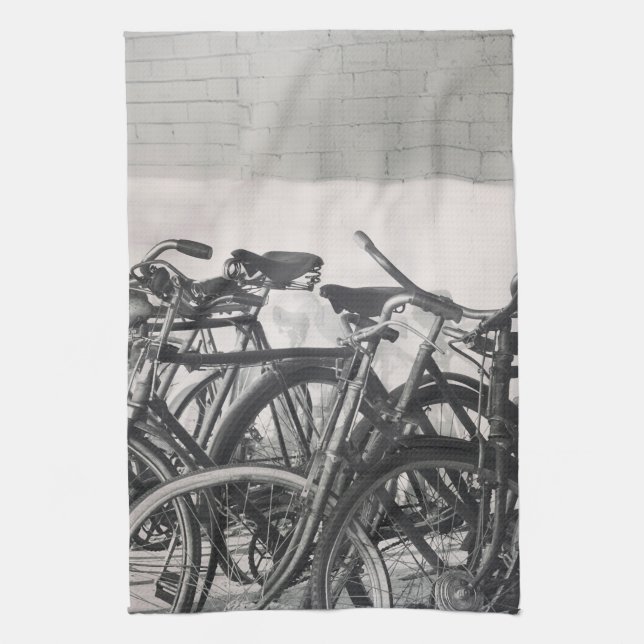 Vintage Bicycles Kitchen Towel (Vertical)