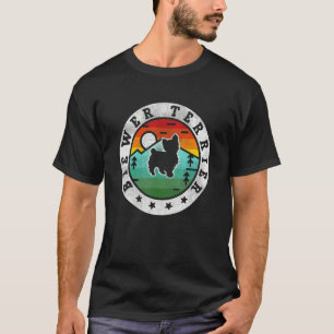 Vintage Biewer Terrier Retro Dog Mom Dad T-Shirt