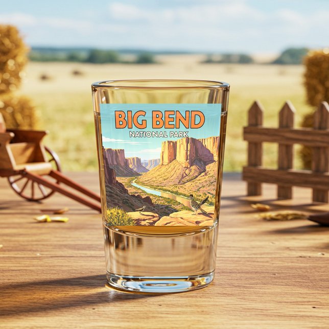 Vintage Big Bend National Park Shot Glass (Creator Uploaded)
