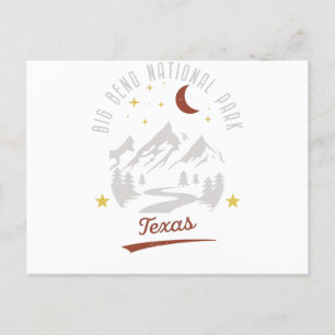 Vintage Big Bend National Park Texas Postcard