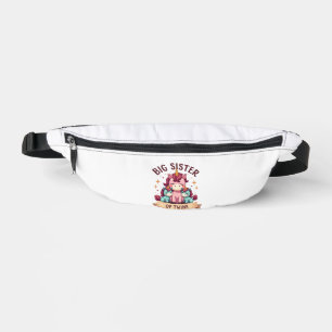 Vintage Big Sister of Twins Unicorn Sisterhood Cut Fanny Pack