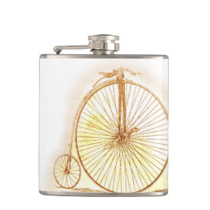 Vintage Big Wheel Bicycle Flask