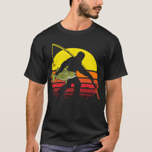 Vintage Bigfoot Fishing Shirt Walleye Fish Sasquat