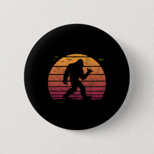 Vintage Bigfoot Surfing Beach Vacation Retro Surf 2 Inch Round Button