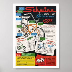 Vintage Bike Ad Poster