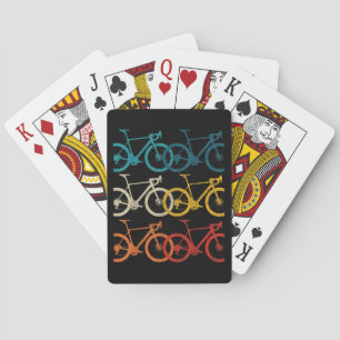 Vintage Bike Cycling Road Bike Racing Bicycle Playing Cards