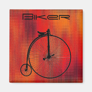 Vintage Bike Magnet