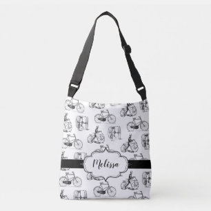 Vintage Bike Retro Velo Antique Bicycles Crossbody Bag