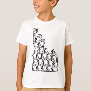 Vintage Bike Riding Idaho Cycling Mountain Biking T-Shirt