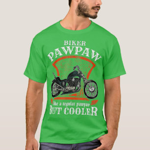 Vintage Biker Pawpaw Retro Motorcycle Gift for Sen T-Shirt