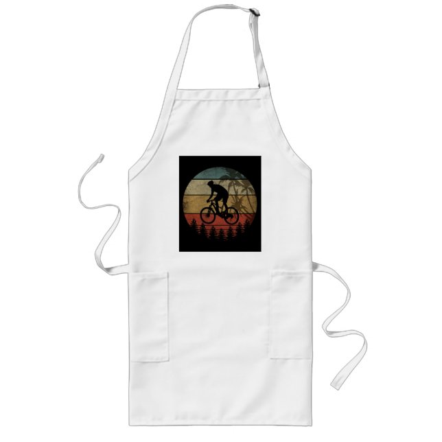 VINTAGE BIKING LONG APRON (Front)