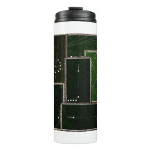 Vintage Billiards Table Pool Table Art Pool Sharks Thermal Tumbler