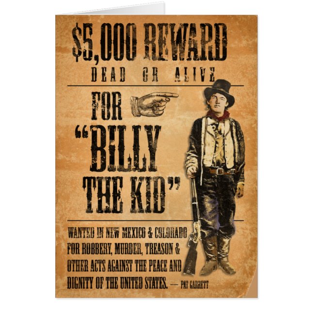 Vintage Billy the Kid (Front)