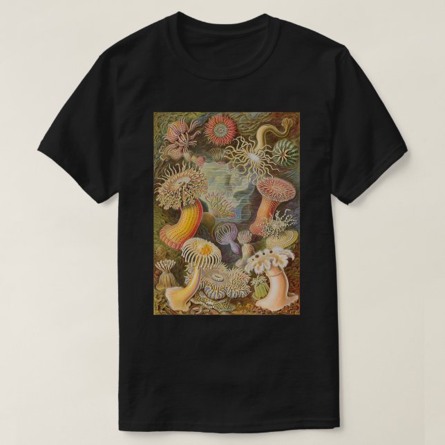 Vintage biology book illustration T-Shirt (Design Front)