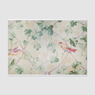 Vintage Bird and Ivy Wallpaper Tissue Paper