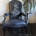Vintage Bird Gothic Raven King Crown Decoupage  Tissue Paper<br><div class="desc">Rule your next crafting or DIY decor project with the commanding presence of this Gothic Raven King decoupage tissue paper. Featuring a noble black raven adorned with an ornate crown and lavish pearl-embellished collar, this design delivers a moody mix of elegance and darkness—perfect for gothic home makeovers, mixed media, and...</div>