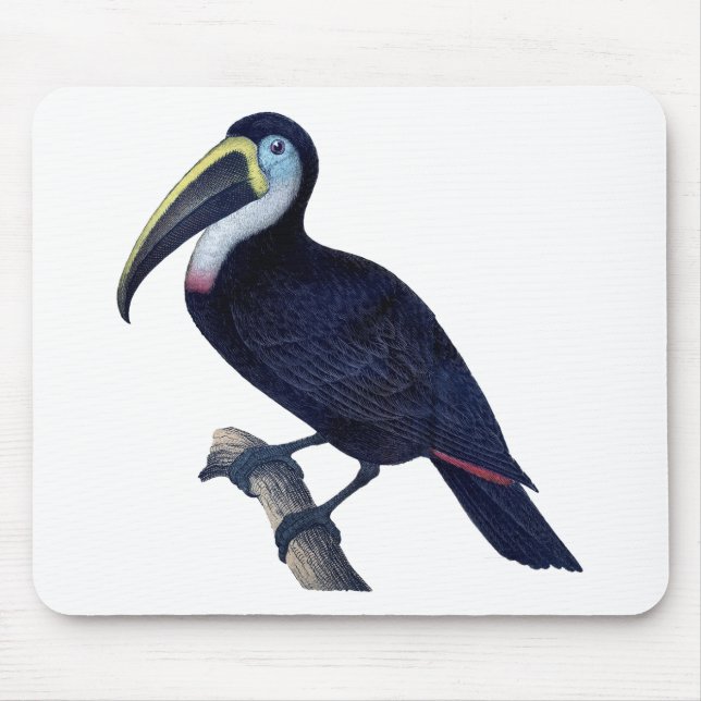 Vintage Bird Mouse Pad (Front)