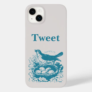 Vintage Bird Nest & Eggs Case-Mate iPhone Case