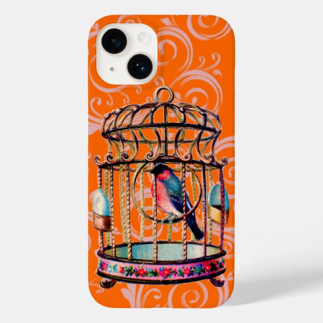 Vintage Birdcage Case-Mate iPhone Case (Back)