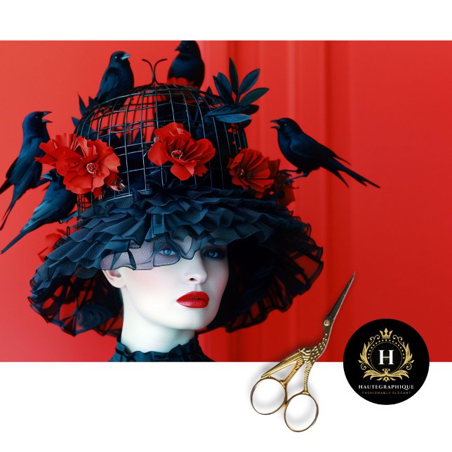 Vintage Birdcage Hat Floral Decoupage Tissue Paper (Creator Uploaded)