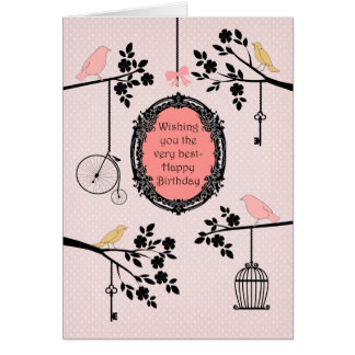 Vintage Birds and Branches