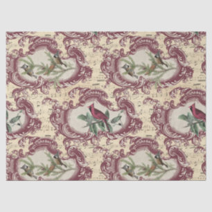 Vintage Birds and Sheet Music Decoupage Paper