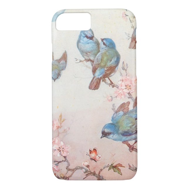 Vintage Birds Case-Mate iPhone Case (Back)
