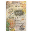 Vintage Birds in French Ephemera Decoupage  Tissue