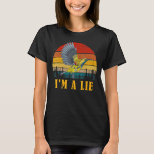 Vintage Birds Spie Conspiracy Joke Meme Retro I'm T-Shirt