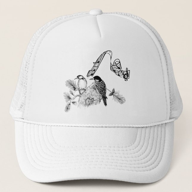 Vintage Birds Trucker Hat (Front)
