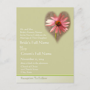 Vintage Birds Wedding Invitation