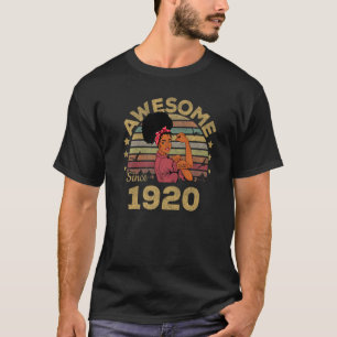 Vintage Birthday Born In 1920 Limited Edition Woma T-Shirt